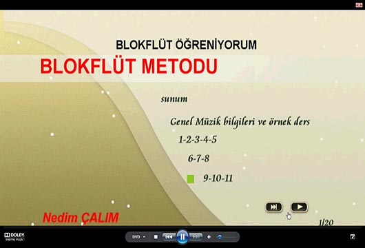 blokflüt metodu dvd menu
